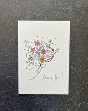 Carte double 'Bonne Fête'