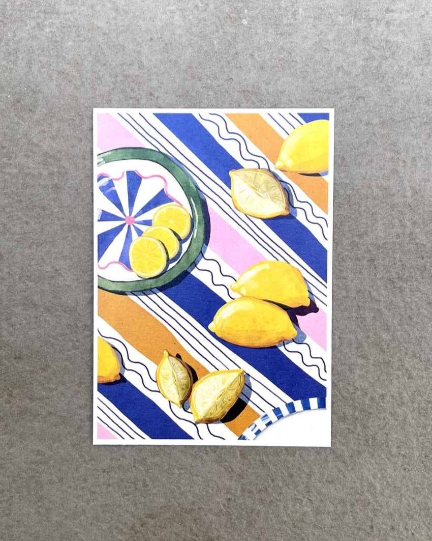Carte postale 'Les citrons'