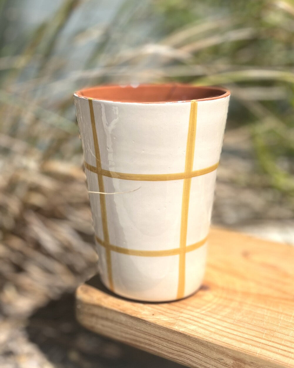 Maxi tasse rayures torchon jaune