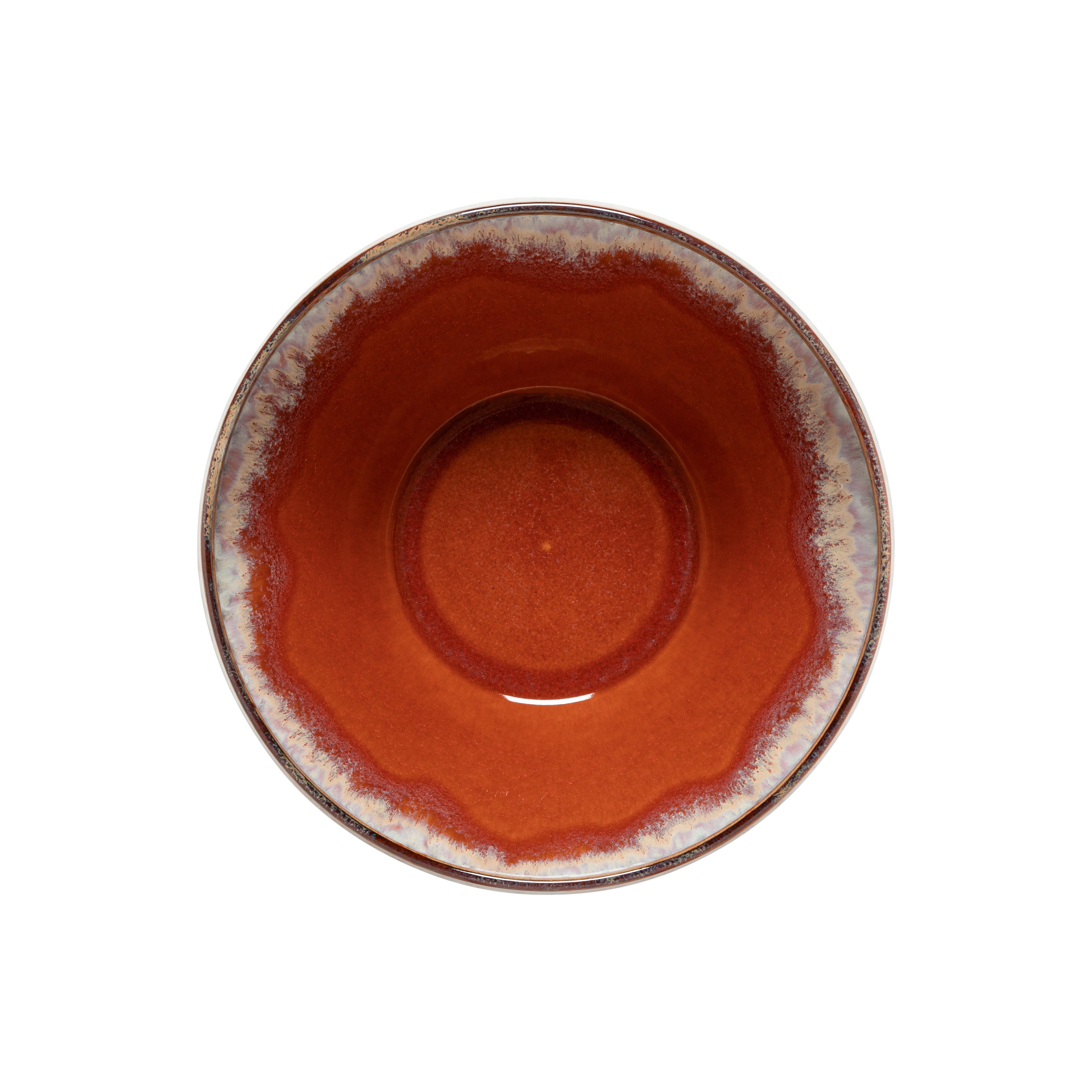 Saladier Poterie caramel