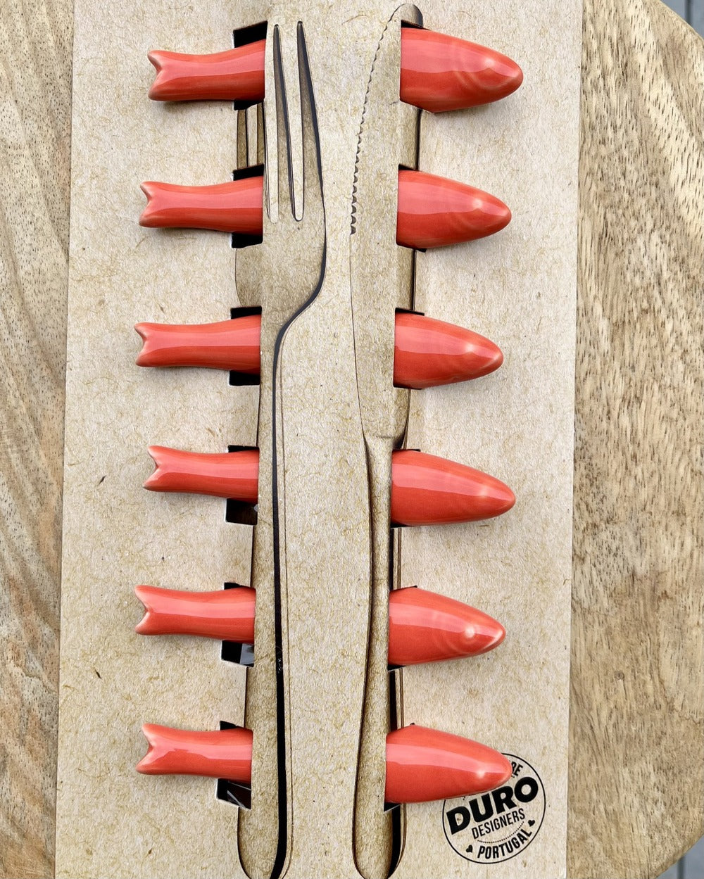 Set of 6 Ceramic Sardine Knife Rests