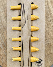 Set of 6 Ceramic Sardine Knife Rests