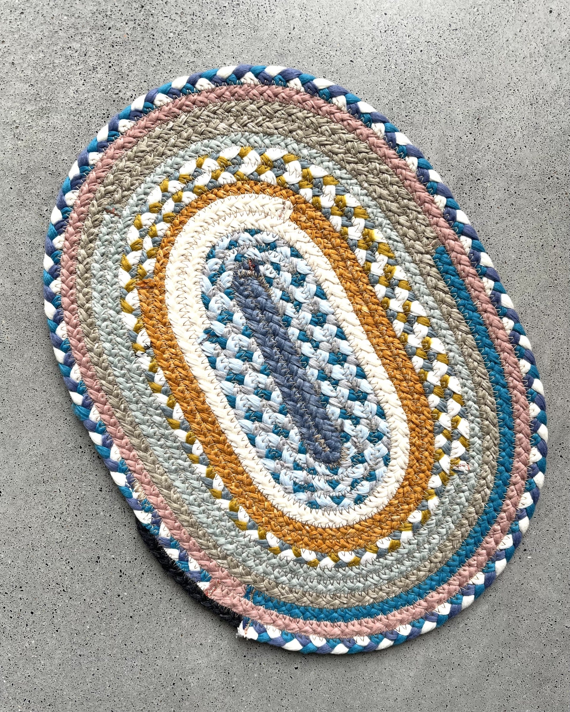 Set oval patchwork 12