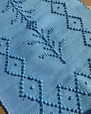 Tapis Ana bleu (50 x 100)