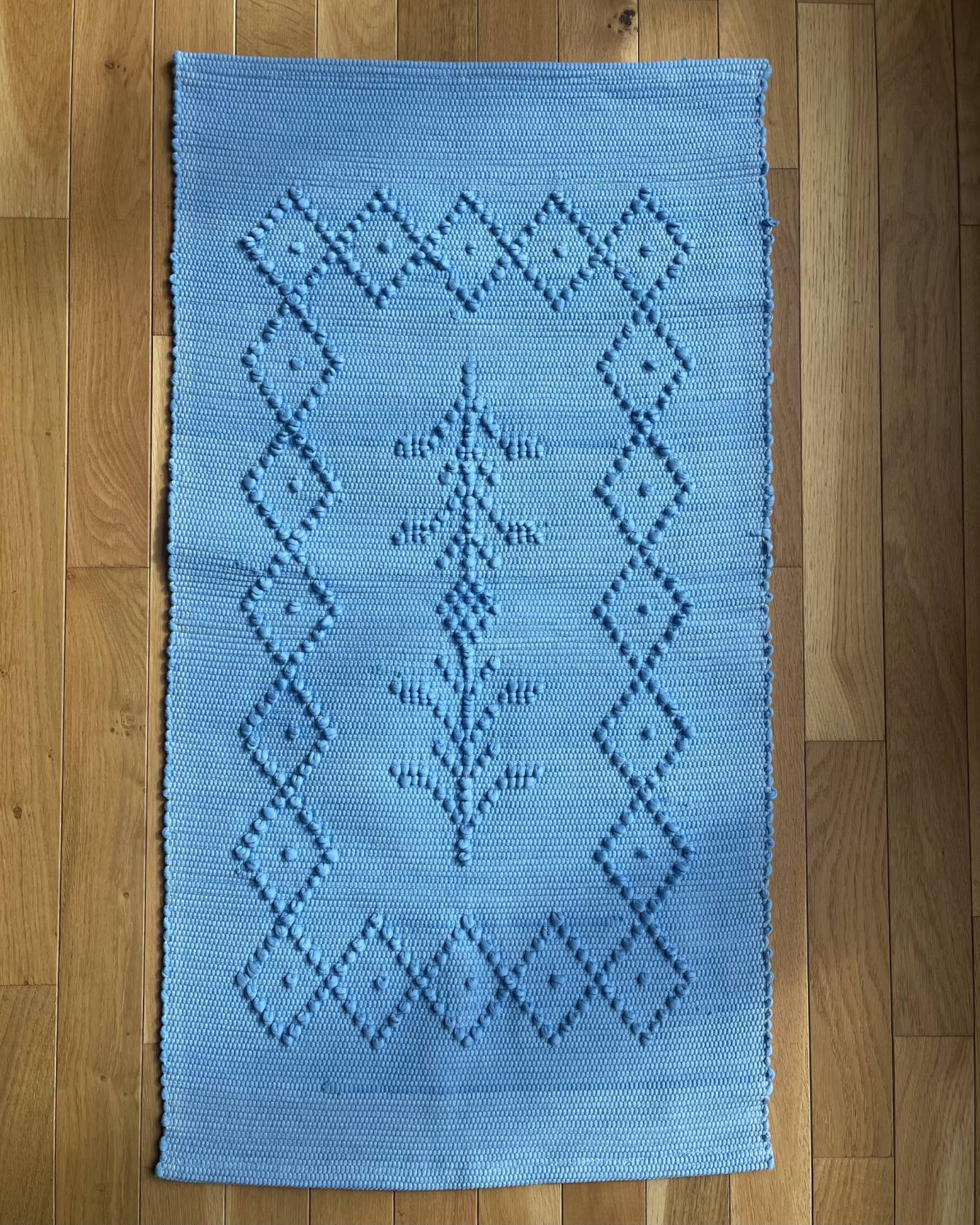 Tapis Ana bleu (50 x 100)
