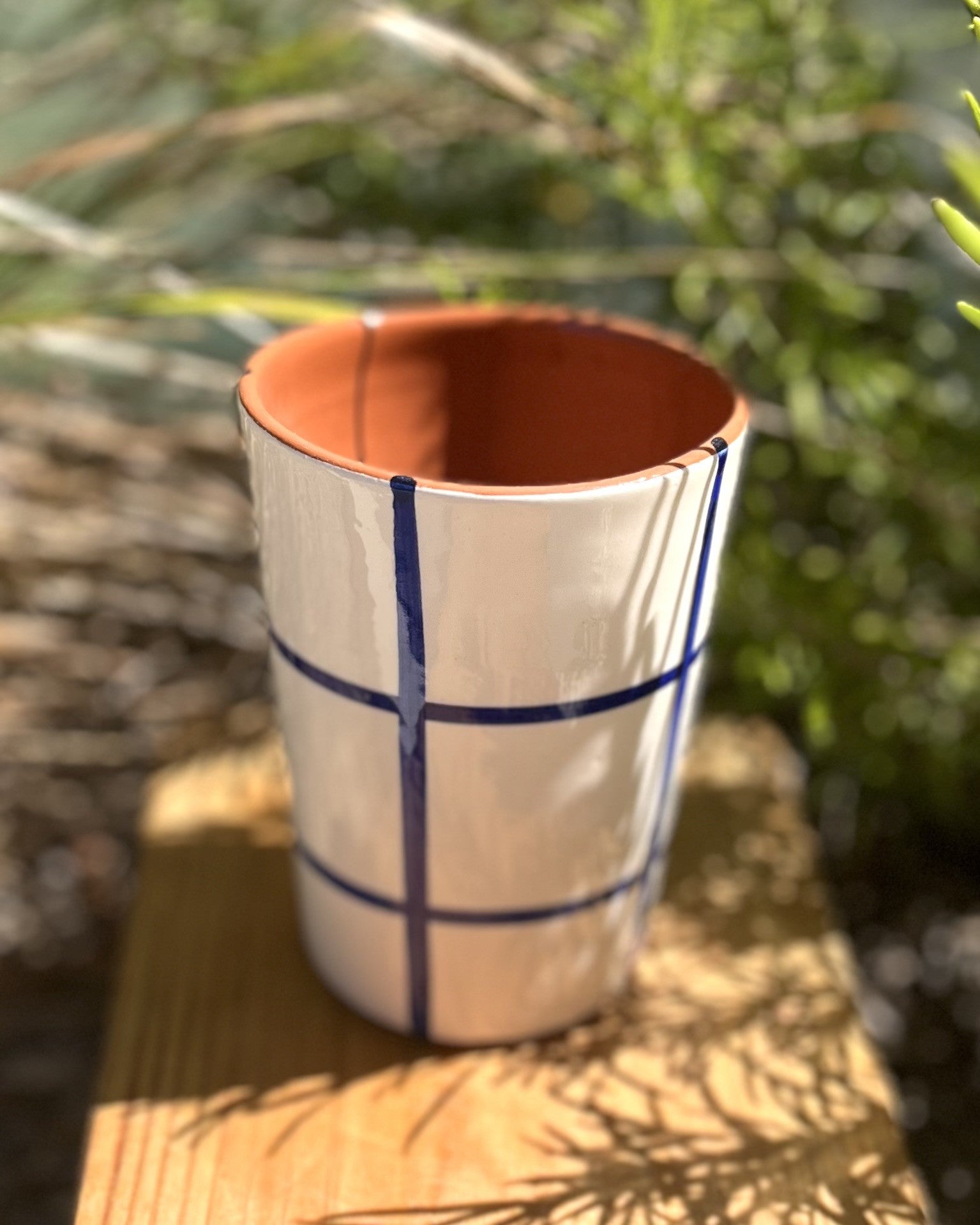Maxi tasse rayures torchon marine