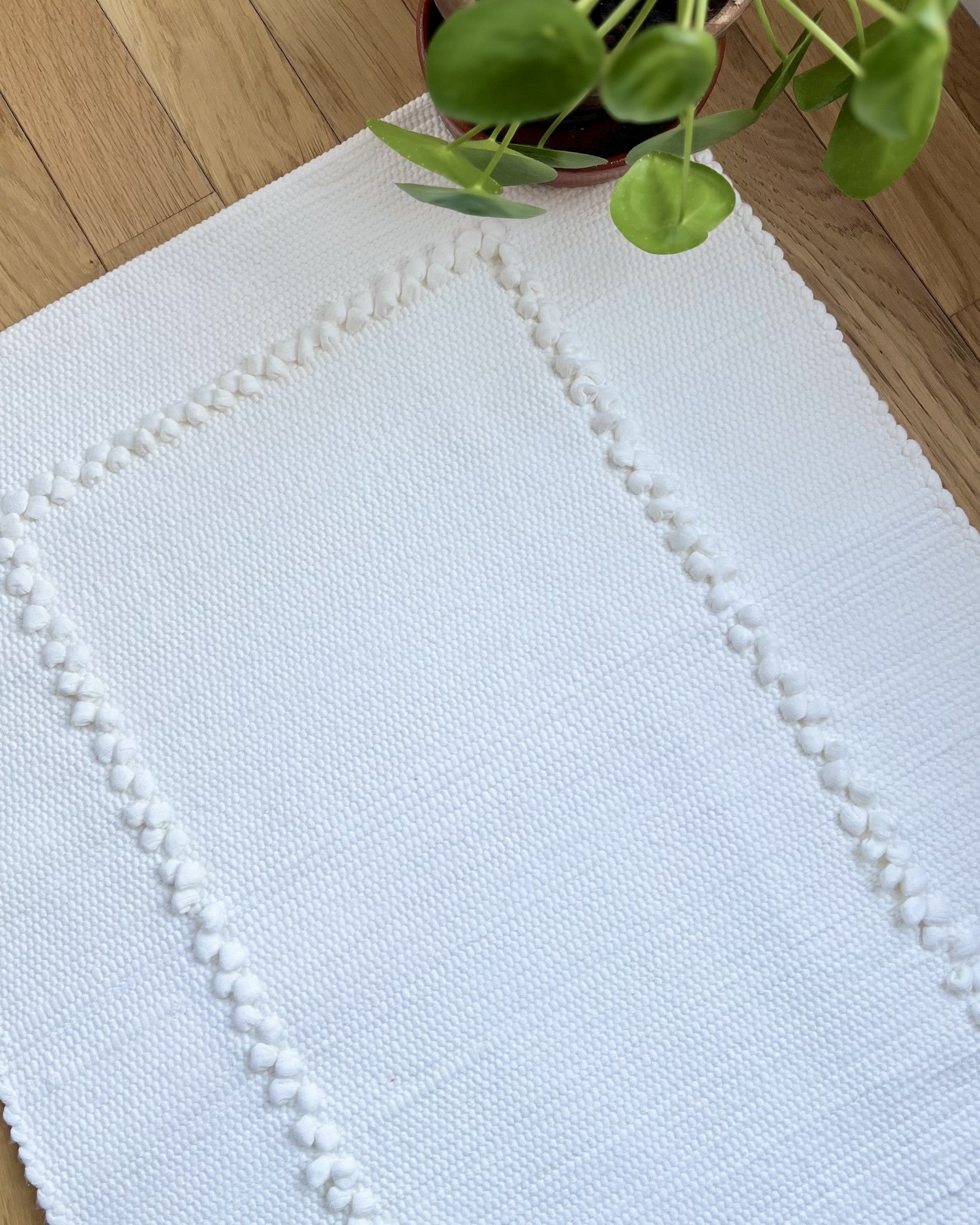 Tapis Susana blanc (50 x 100)