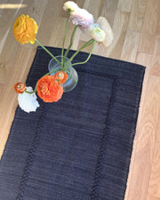 Tapis Susana noir (50 x 100)