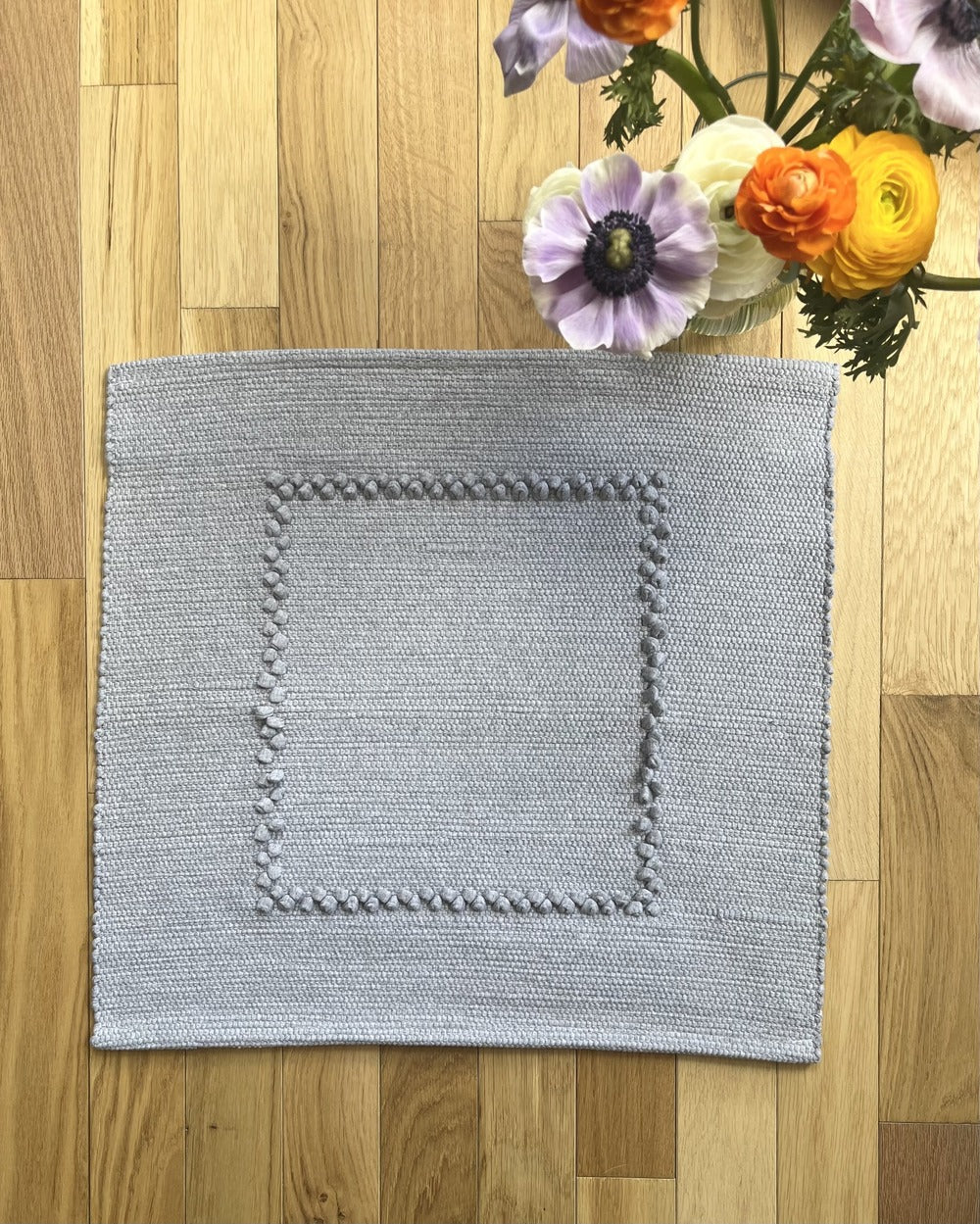 Tapis Susana gris (50 x 50)