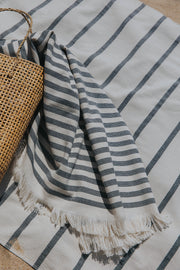 Honeycomb cotton bath towel